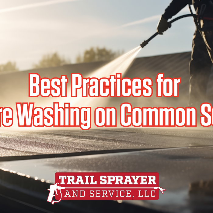 Best Practices for Pressure Washing on Common Surfaces